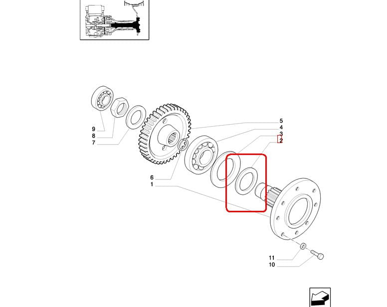 УПЛОТНИТЕЛЬ NEW HOLLAND CASE STEYR 5123370