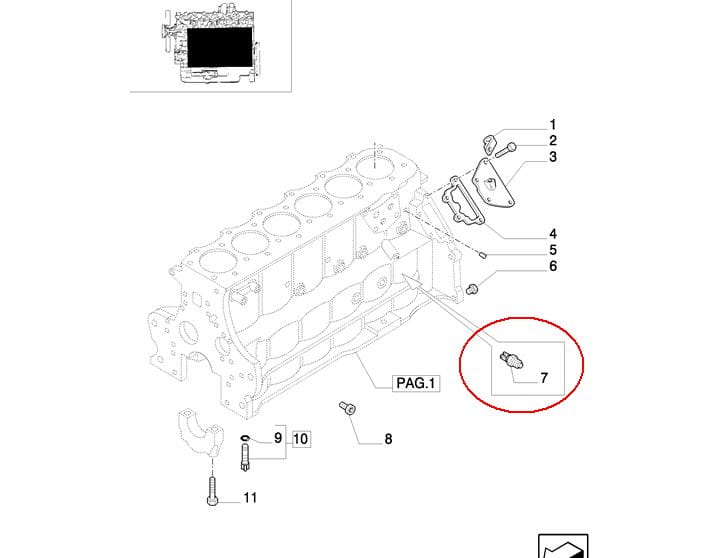 ДАТЧИК ДАВЛЕНИЯ NEW HOLLAND CASE 82028130