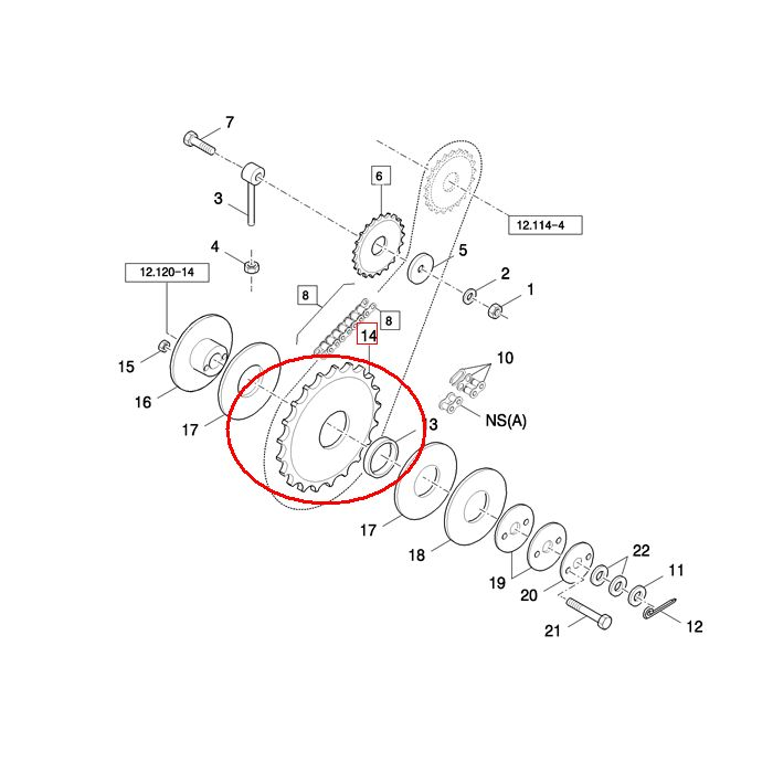 ПРИВОД ЖАТКИ NEW HOLLAND 89593579