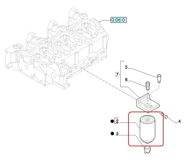 ТОПЛИВНЫЙ ФИЛЬТР NEW HOLLAND CASE STEYR 84171722 - 87803187 - 87803192 - 87803189 - 84171692 - 84565884