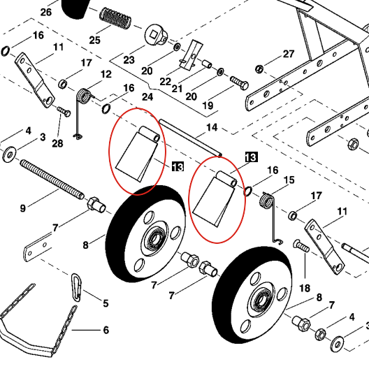 РОЛИКОВЫЙ СКРЕБОК KVERNELAND ACCORD AC827250