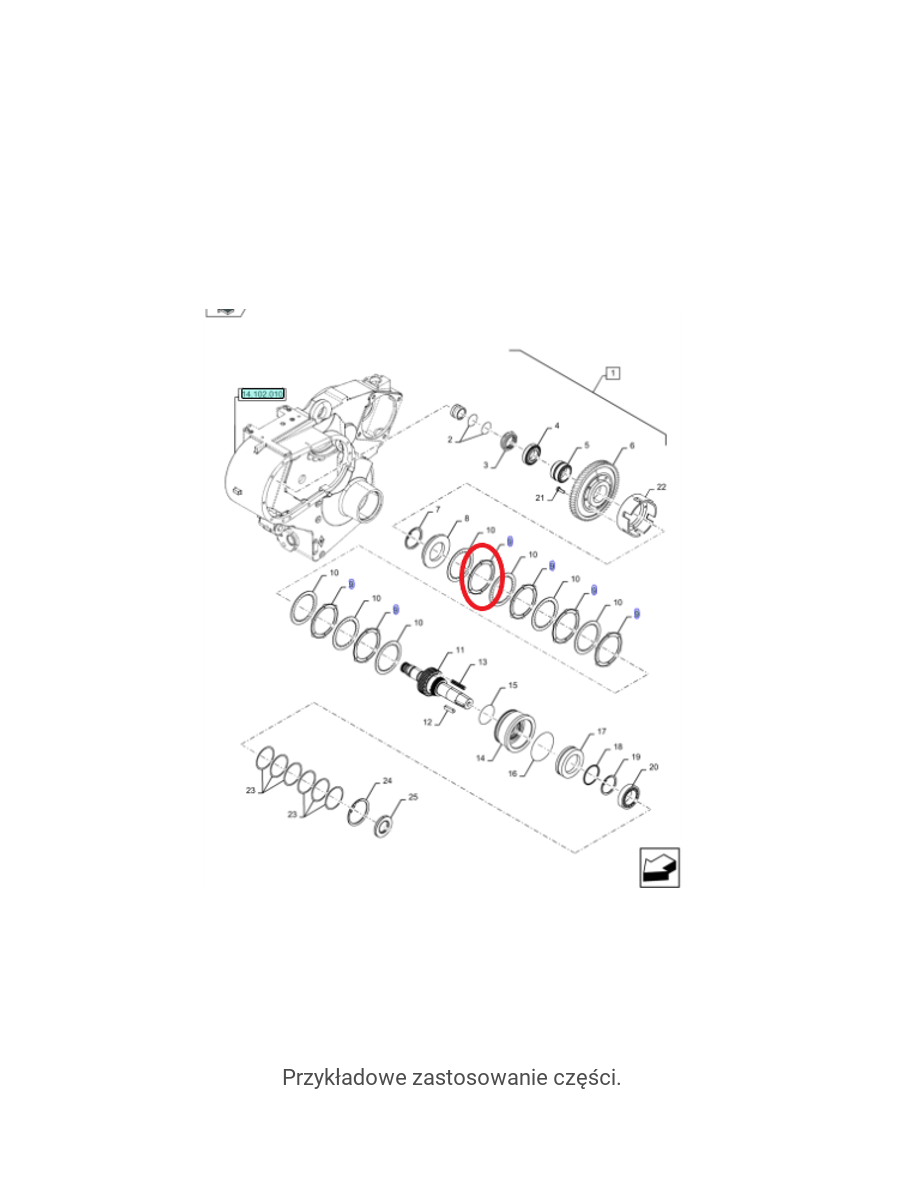 Диск сцепления New Holland CNH 47753401