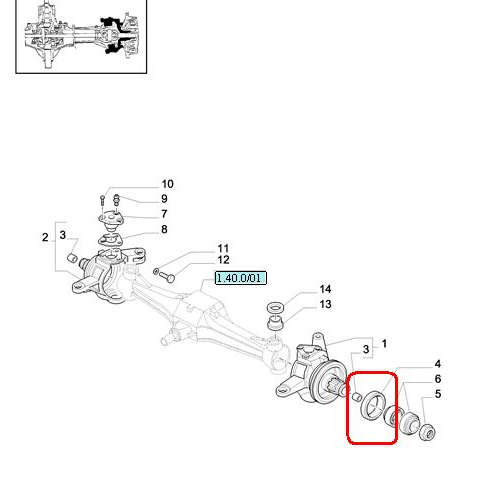 ПЕРЕДНЕЕ ПОЛНОСКОРОСТНОЕ УПЛОТНЕНИЕ NEW HOLLAND CASE STEYR 87309584 - 5137109 - 5177708 - 5184116