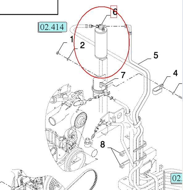 ФИЛЬТР-ОСУШИТЕЛЬ КОНДИЦИОНЕРА ВОЗДУХА NEW HOLLAND CASE 84058791