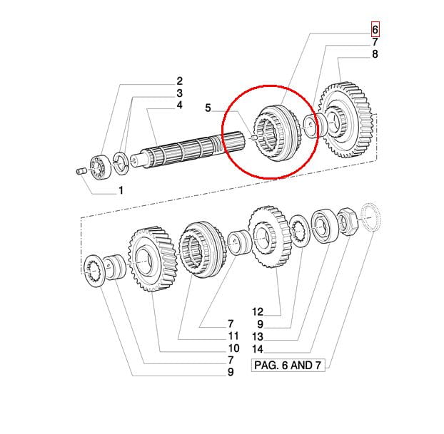 КОРПУС СИНХРОНИЗАТОРА NEW HOLLAND 5169033 - 5189253 - 87567127