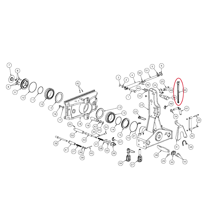 ШП 19-27 КОРОТКИЙ KVERNELAND KK010606