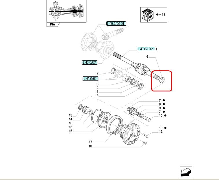 УПЛОТНИТЕЛЬ ВАЛА NEW HOLLAND CASE STEYR 84166643