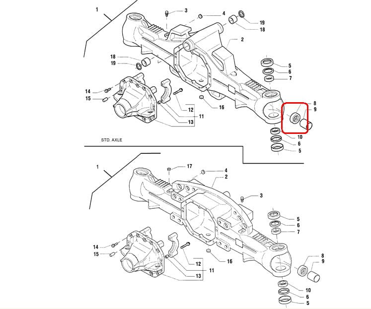 УПЛОТНИТЕЛЬ ВАЛА NEW HOLLAND 86027126