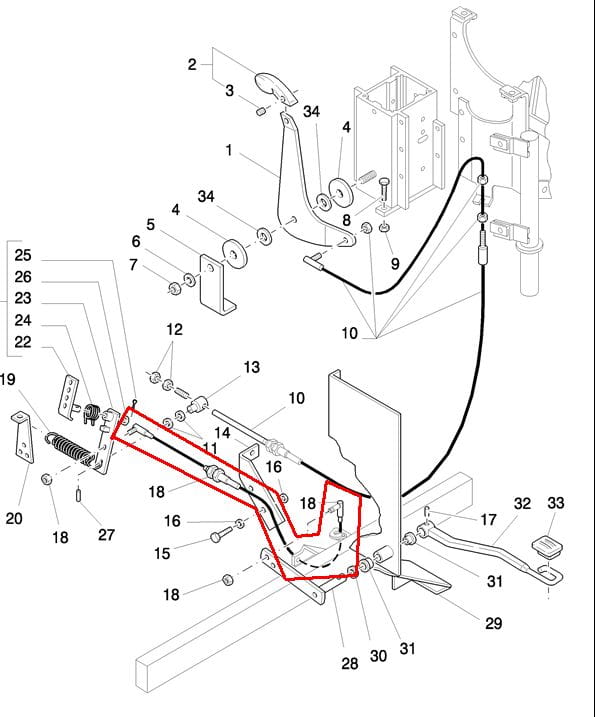 АВТОМОБИЛЬНЫЙ ГАЗОВЫЙ КАБЕЛЬ NEW HOLLAND CNH 86002269 - 47727797