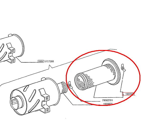 НАРУЖНЫЙ ВОЗДУШНЫЙ ФИЛЬТР NEW HOLLAND CASE 1930605