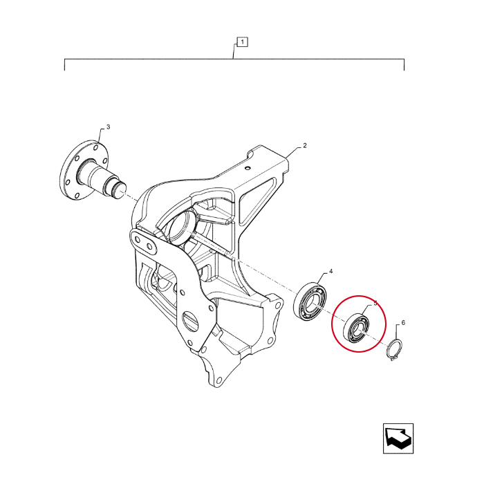 ПОДШИПНИК КОРПУСА NEW HOLLAND 274198