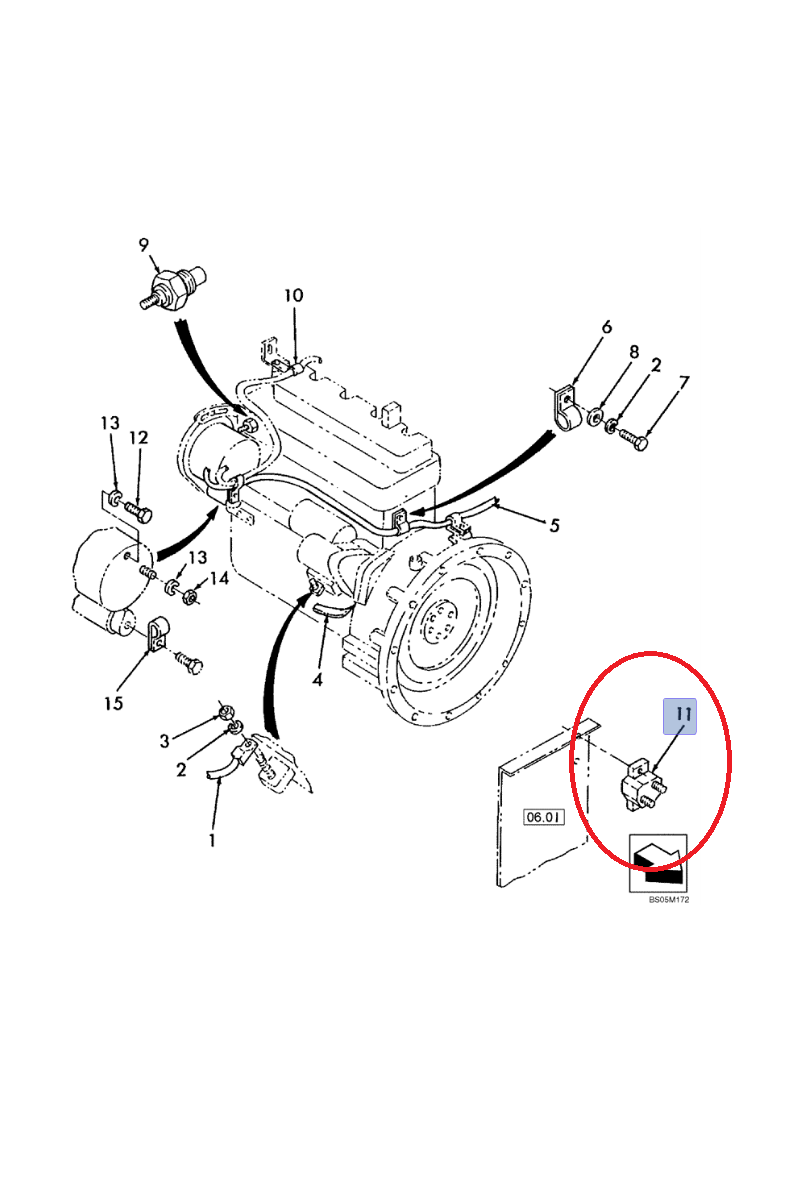 ТЕРМОПРЕДОХРАНИТЕЛЬ NEW HOLLAND CASE CNH 87049165 - 80457197