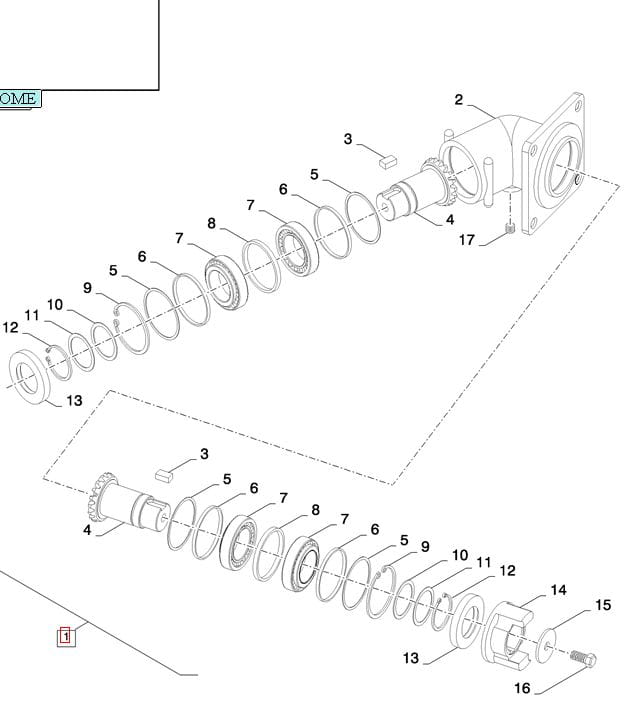 МАШИНА ПОДАЧИ ЗЕРНА ДЛЯ БАКА NEW HOLLAND 84320129 - 84394060