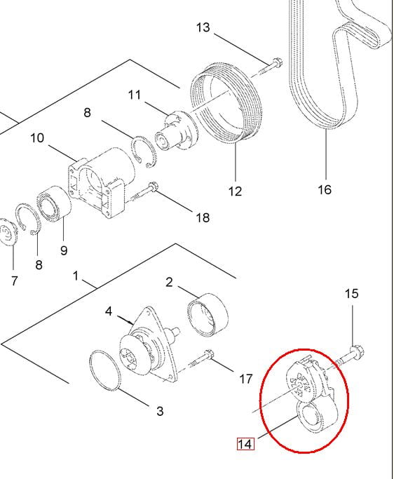 НАТЯЖИТЕЛЬ РЕМНЯ NEW HOLLAND CASE 87436755AM - 87436755