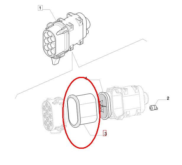 ФИЛЬТР НАРУЖНЫЙ ВОЗДУШНЫЙ NEW HOLLAND CASE STEYR 87356351 - 87037984