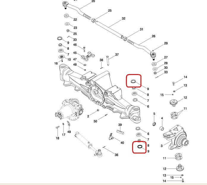 STYLE PIN SEALANT TOP NEW HOLLAND CASE DANA070HH111 - 81874875 - 1277270C1