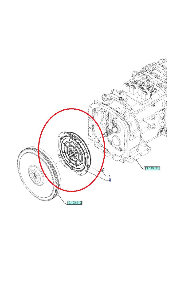 АМОРТИЗАТОР - КОРПУС ДЕМПФЕРА ВИБРАЦИИ CNH 84558208