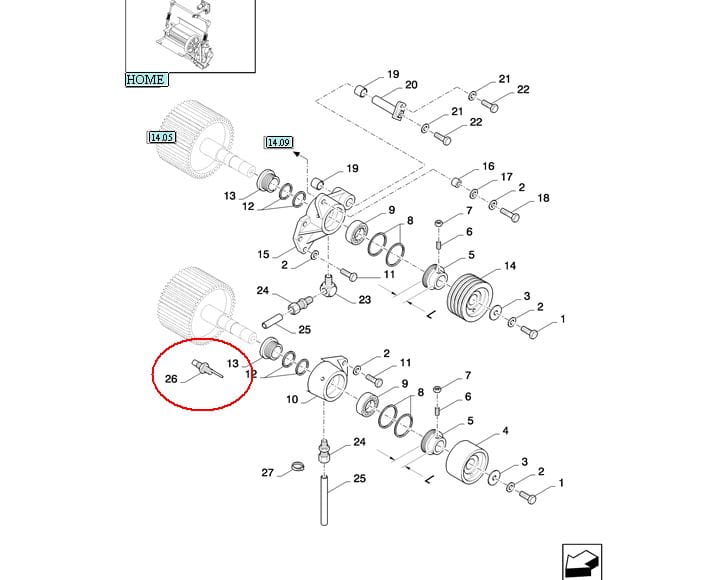 ДАТЧИК ПОВОРОТА M18X30 NEW HOLLAND CASE STEYR 84036824 - 84056994