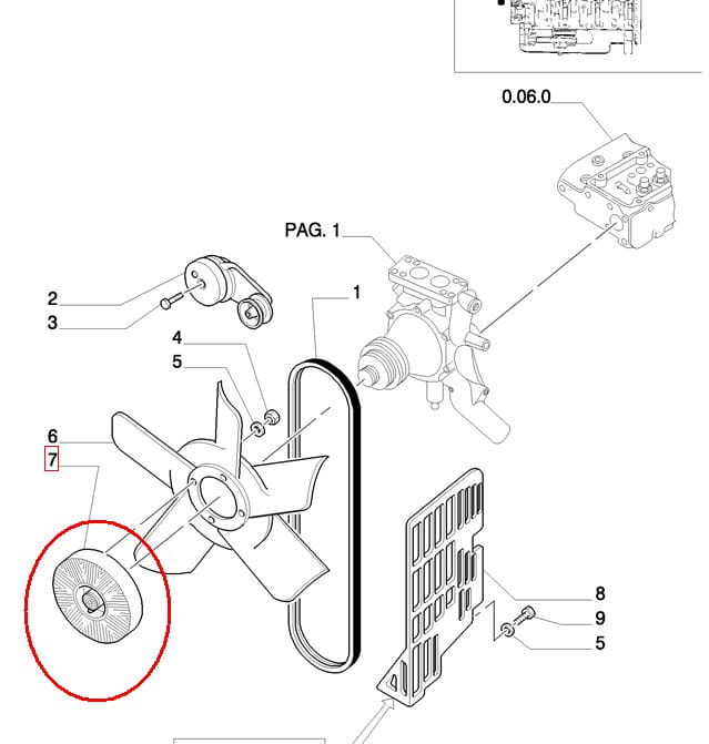 ВИСКОЗНЫЙ КЛАТЧ NEW HOLLAND CASE 82000845