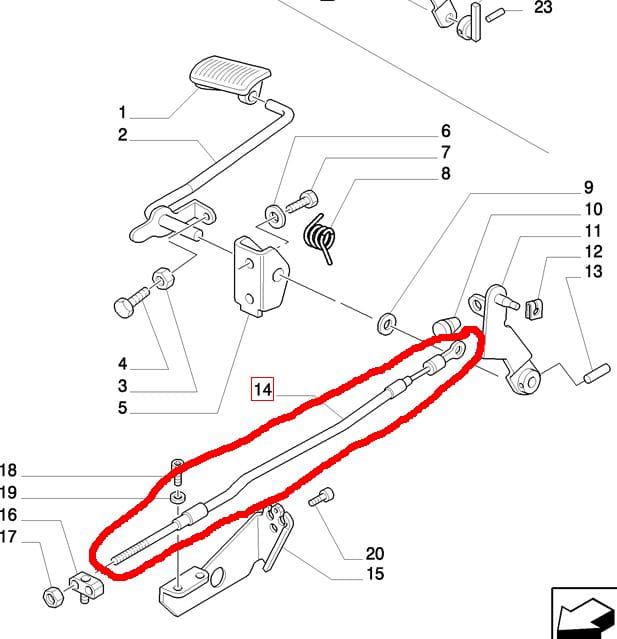 NEW HOLLAND CASE 5183835 ПУСКОВОЙ ТАБЕЛЬ