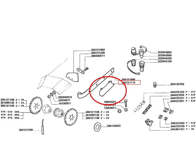 ВЫДВИЖНАЯ ПОЛОСКА ДЛЯ КОРПУСА NEW HOLLAND 300121114