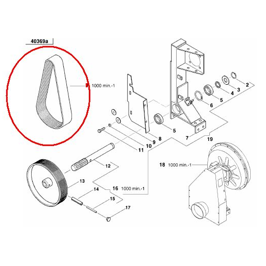 OPTIMA AC690154 ПОСЕВНОЙ РЕМЕНЬ