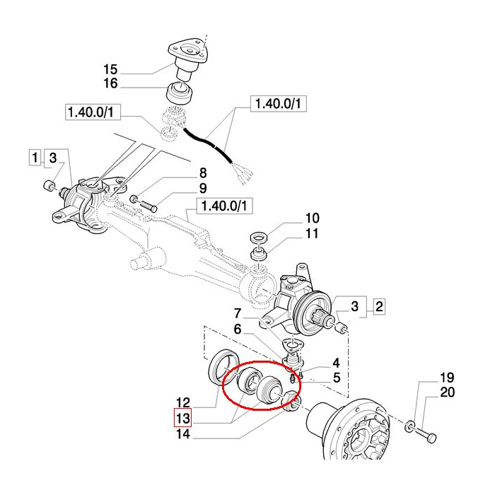 ПОДШИПНИК ПЕРЕДНЕЙ ОСИ NEW HOLLAND CASE 81676C1 - 85806976 - 137700420842 - 5133737 - 47724311