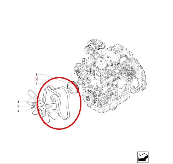 РЕМЕНЬ ГЕНЕРАТОРА LM NEW TYPE NEW HOLLAND 85826230 - 2853058 - 504009874