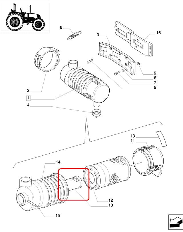 ФИЛЬТР ВНУТРЕННИЙ ВОЗДУШНЫЙ NEW HOLLAND CASE STEYR 87569533 - 1930590 - 47128156 - 47132346 - 47132347 - 87438246 - 132000190707 - 87418365 - 87682999