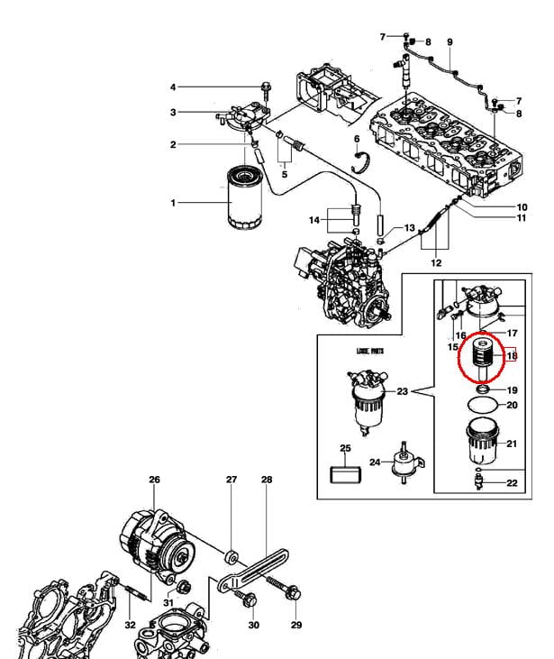 ФИЛЬТР ТОПЛИВНЫЙ (СЕПАРАТОР) NEW HOLLAND 84515493 - 84497557 - 48145979