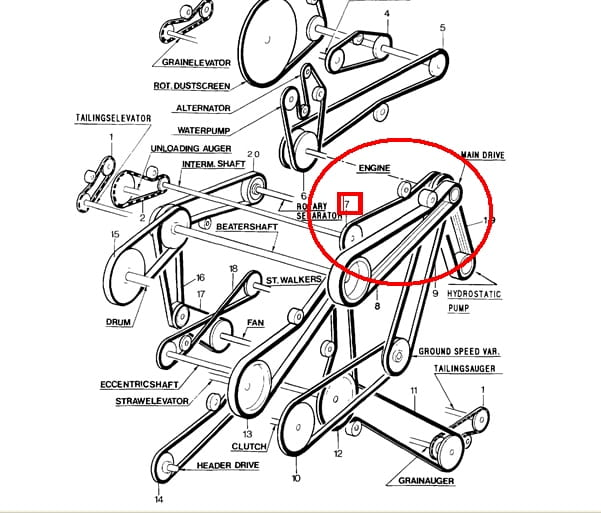 РЕМЕНЬ САМОСВАНИЯ СТАРОГО ТИПА NEW HOLLAND CASE 89838606 - 84462590