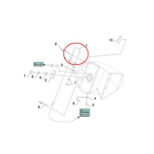 ДАТЧИК ПОВОРОТА M12x31 NEW HOLLAND CASE 84058861