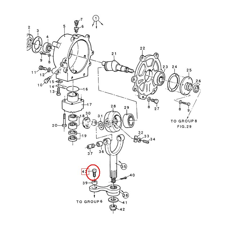 ВИНТ С ГОЛОВКОЙ ЩЕТКИ NEW HOLLAND CNH 80412681 - 412681