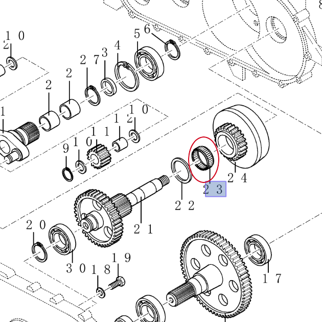 ПОДШИПНИК КОРПУСА NEW HOLLAND 84005624 - 5141237