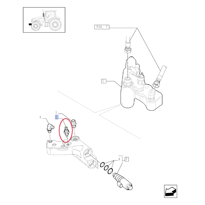 РЕЛЕ ДАВЛЕНИЯ NEW HOLLAND CASE 84583871 - 87389739