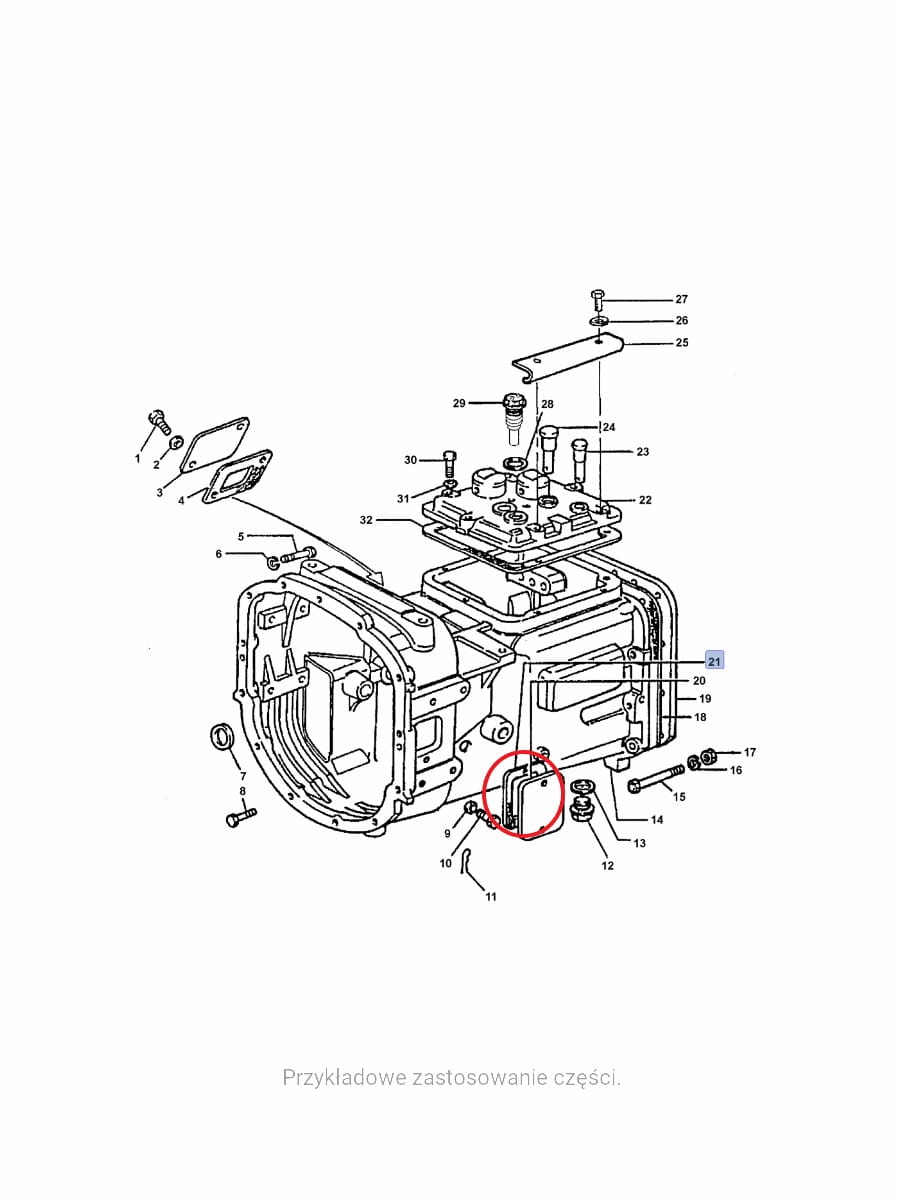 ПРОКЛАДКА NEW HOLLAND / КОРПУС 4952737