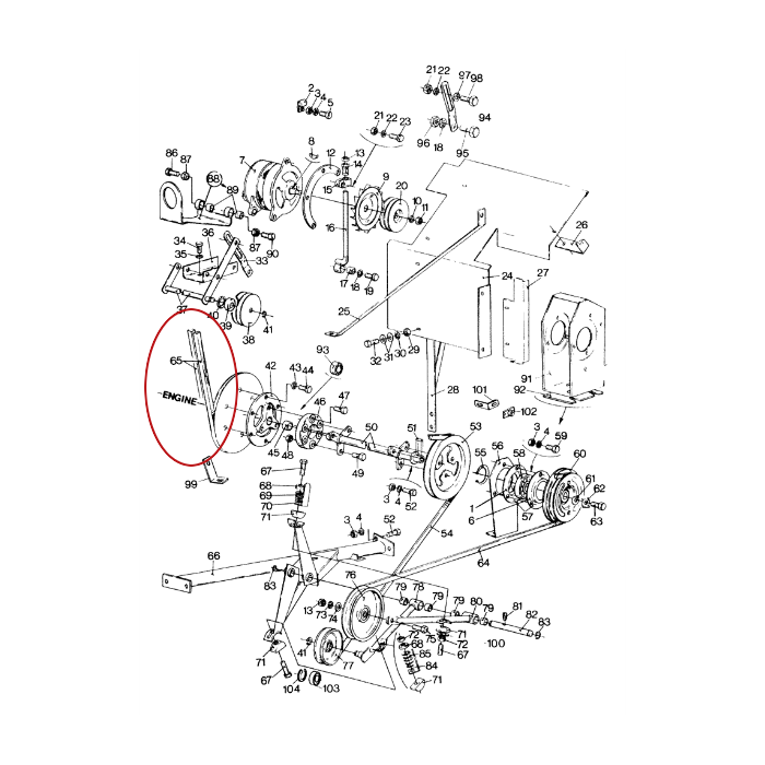 РЕМЕНЬ ВОЗДУШНОГО КОМПРЕССОРА NEW HOLLAND CASE 80432642 - 432642