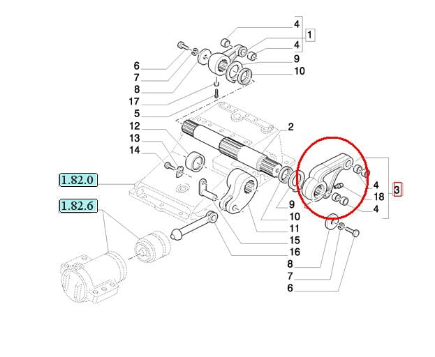 ПОДЪЕМНЫЙ РЫЧАГ ЛЕВ. NEW HOLLAND CASE 5171960 - 5161866 - 5171959 - 87317739