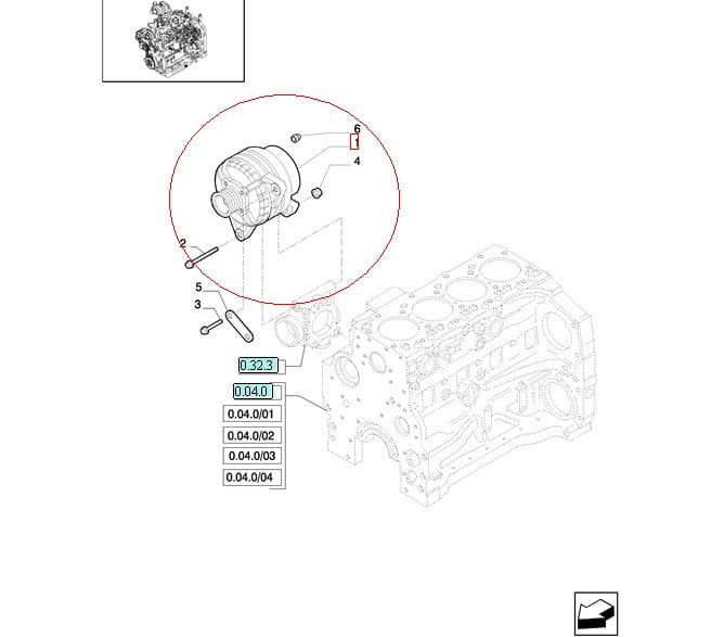 ГЕНЕРАТОР 120A NEW HOLLAND CASE STEYR 84141452