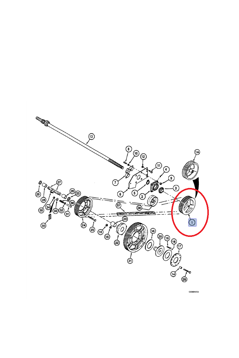 Шкив New Holland CNH 238967A2 - 238967A1