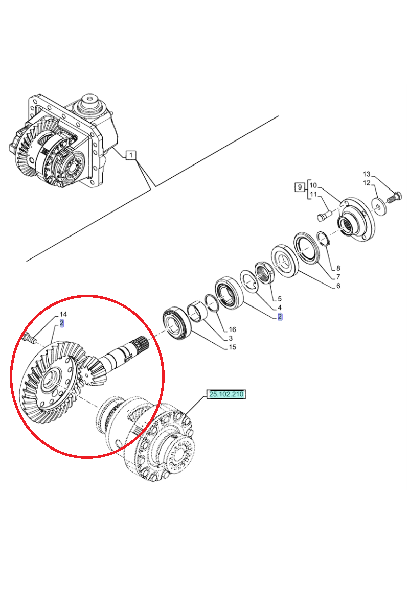 ДЕЛО ATTACK NEW HOLLAND CNH 5801691579