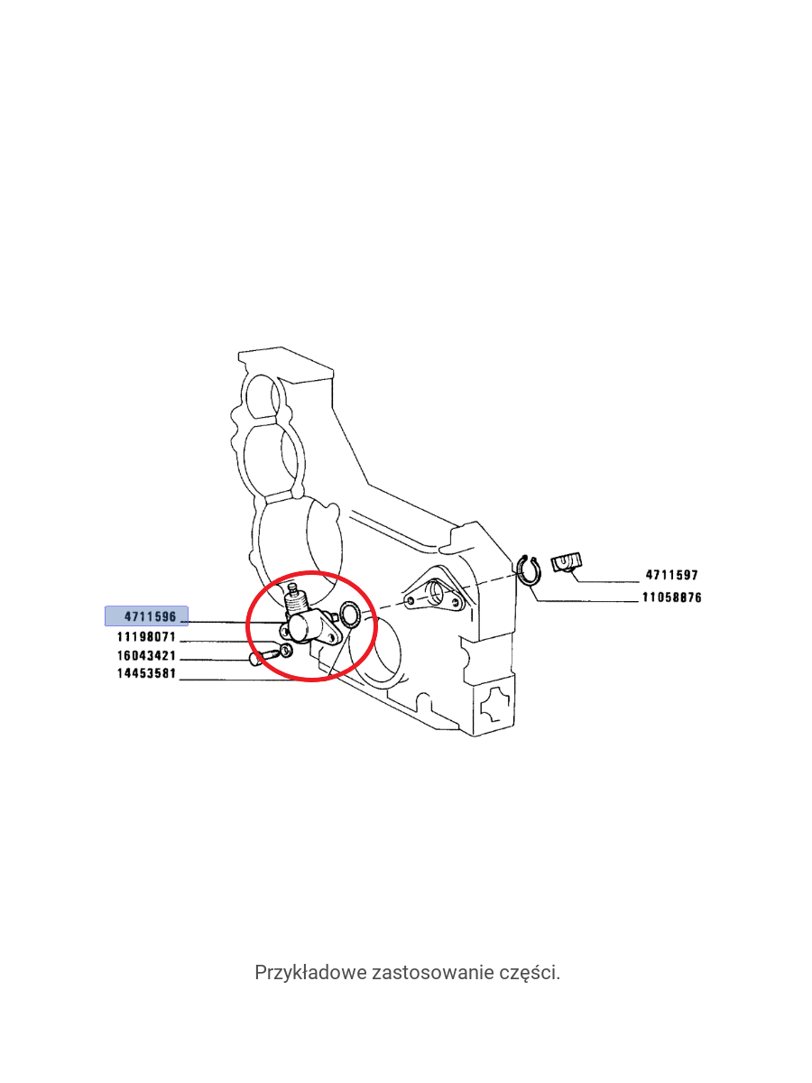 New Holland CNH 4711596 привод счетчика часов