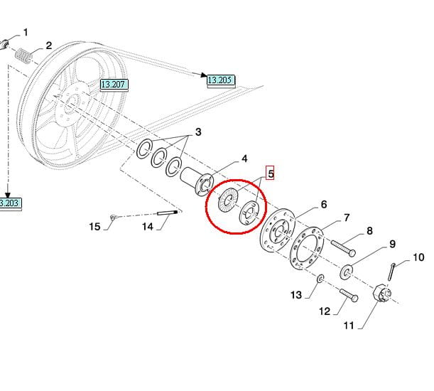 КРЫШКА СЦЕПЛЕНИЯ NEW HOLLAND 80362801 - 362801