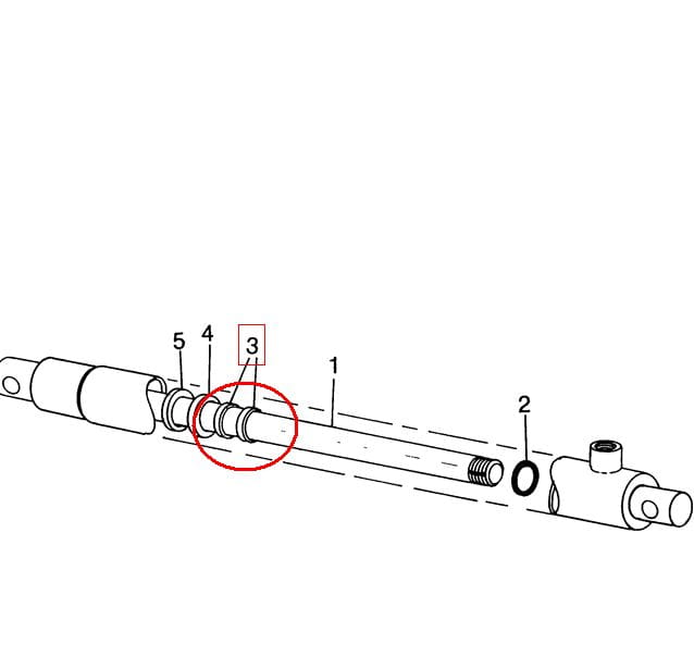 УПЛОТНИТЕЛЬНОЕ КОЛЬЦО ПЕРЕДНЕЙ ОСИ ПОДВЕСКИ NEW HOLLAND CASE 14471680 - 80274658 - 274658