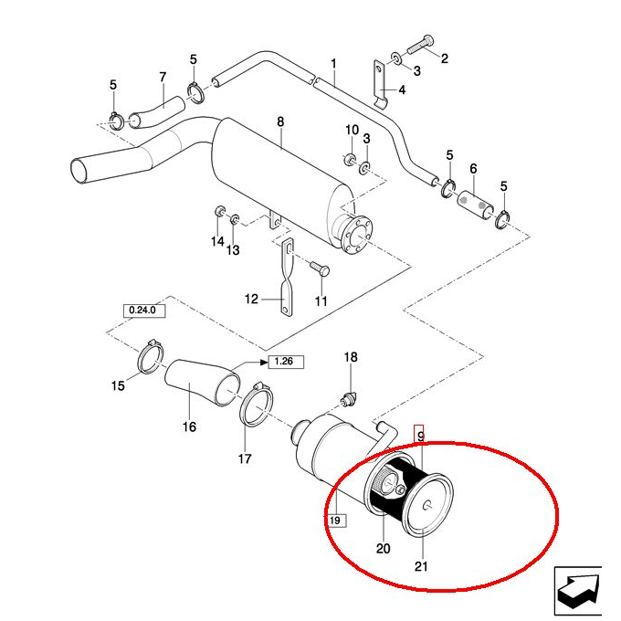 ФИЛЬТР НАРУЖНЫЙ ВОЗДУШНЫЙ NEW HOLLAND 84032107 - 84493205