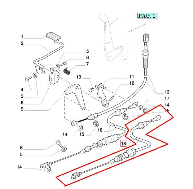 КАБЕЛЬ РУЧНОЙ ГАЗИНЫ NEW HOLLAND CASE 87396116