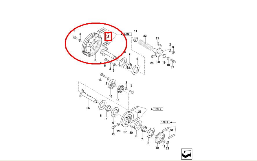 ПРИВОДНОЙ РЕМЕНЬ ВРАЩАЮЩЕЙСЯ КОРЗИНЫ TX NEW HOLLAND 84037964