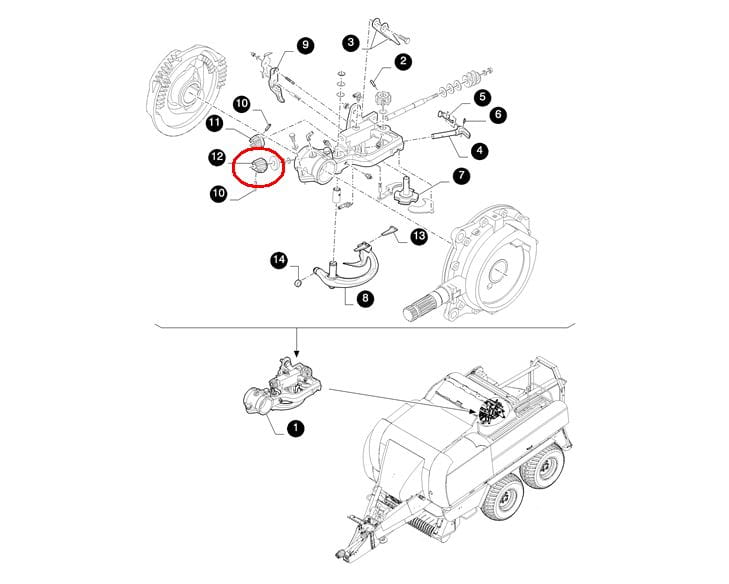 КОРПУС ЗВЕЗДОЧКИ KNOPER NEW HOLLAND 87620494 - 89838813 - 707894389