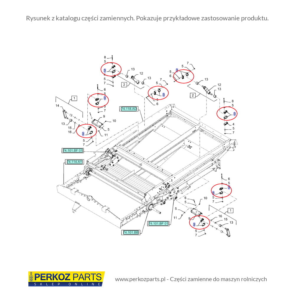 КОРПУС ПОДШИПНИКА NEW HOLLAND CASE 80320033 - 320033