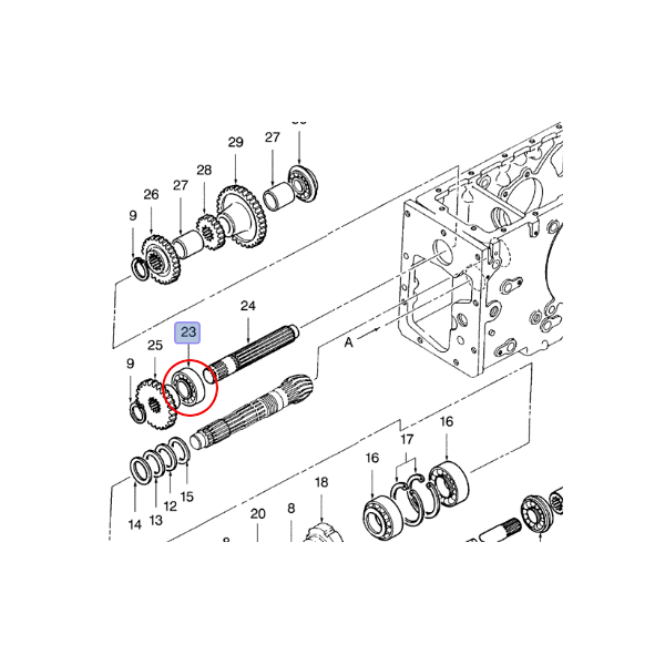 ПОДШИПНИК КОНВЕЙЕРНОЙ ЦЕПИ CNH 210041 - 80210041 - 84330084